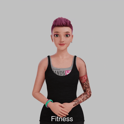 Fitness Avatar GIF by Sign Time - SiMAX