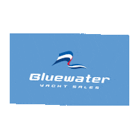 bluewateryachtsales flag bys bluewater Sticker