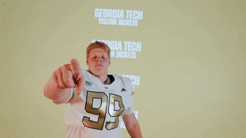 Georgia Tech Football Sport GIF by Georgia Tech Yellow Jackets