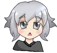 zCero0 white chibi chat blanco Sticker