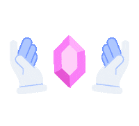 discordofficial hands discord diamond shiny Sticker