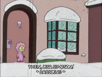 lisa simpson snow GIF