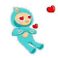In Love Hearts Sticker by Masters of Mayhem