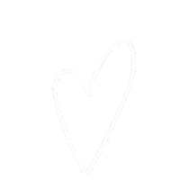 White Heart Love Sticker