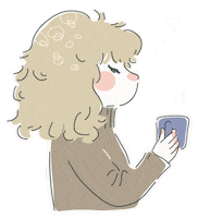 jijijulie_v girl coffee beauty women Sticker