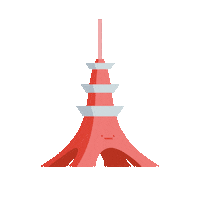 tokyo tower paris Sticker by Miguelgarest