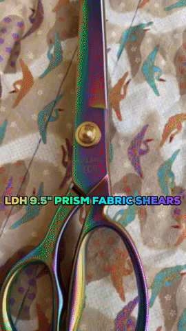 GeriInStitches giphygifmaker ldh scissors prism fabric shears GIF
