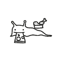 Bug Eating Sticker