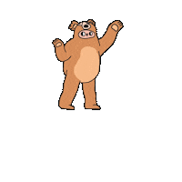 Medved Sticker by Mauglí
