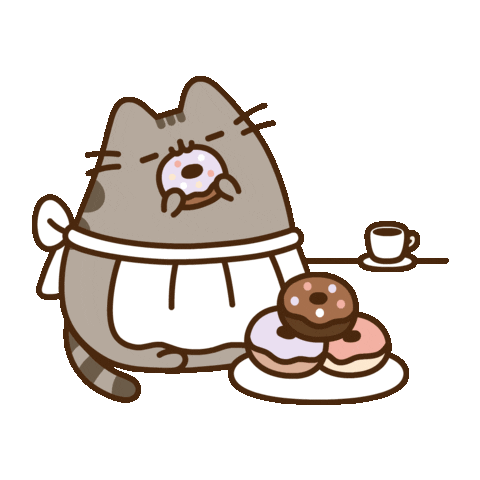 Pour Over Wake Up Sticker by Pusheen