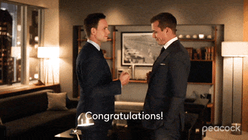 Harvey Specter Congrats GIF by PeacockTV