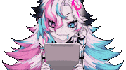 RavennaNya anime twitch cyberpunk vtuber Sticker