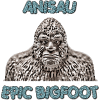 Bigfoot Sasquatch Sticker by Anisau