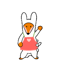 foxbrush_ hello hi fox bye Sticker