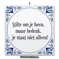Nl Troost Sticker by Tegelspreuken.nl