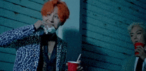 k-pop eating GIF