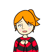 Sad Fear Sticker