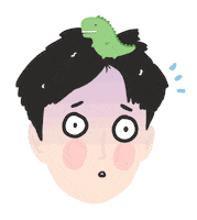 Wtf Omg Sticker by Patricia Tjandra