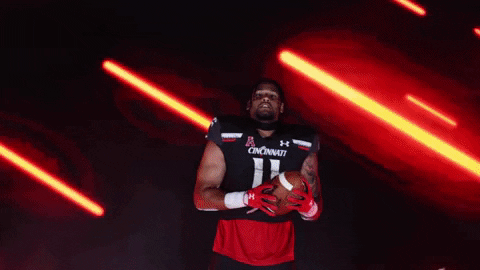 University Of Cincinnati Touchdown GIF by Cincinnati Bearcats