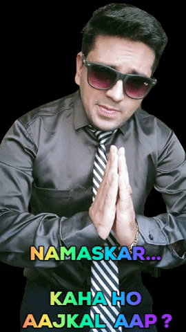 How Are You Namaskar GIF by SanBharti Digital
