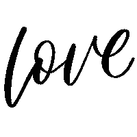 sincerelycitra love i love you calligraphy writing Sticker