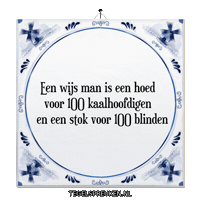 Wijsheid Troost Sticker by Tegelspreuken.nl