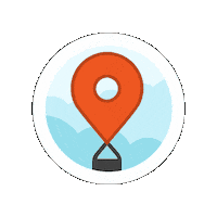 Explore Hot Air Balloon Sticker by Geocaching HQ