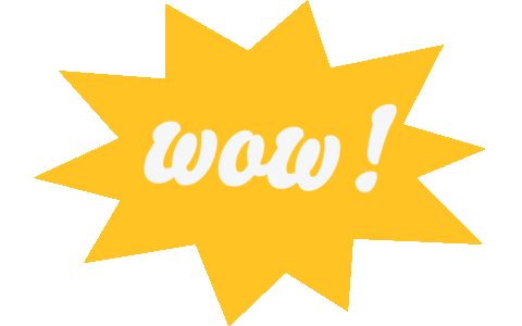 Pop Up Wow Sticker