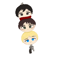 dibdabdoo attack on titan aot snk eren Sticker
