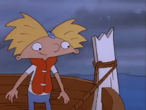 hey arnold nick splat GIF
