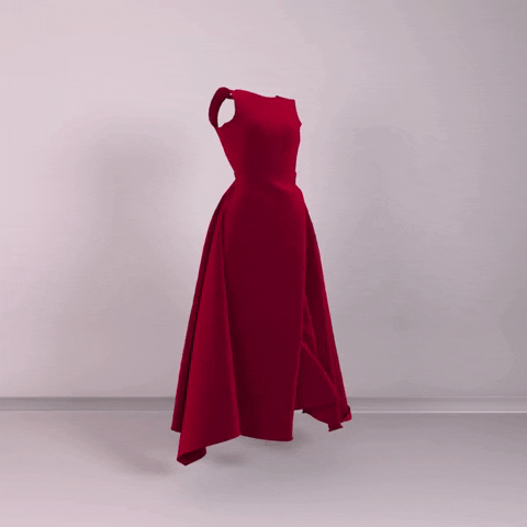 buzzers giphyupload dancing red dress GIF