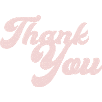 Thanks Thank You Sticker by Mikyla Creates