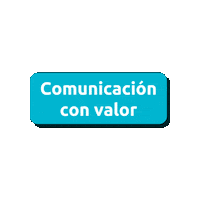 Comunicacion Valor Sticker by Metropolis Comunicación