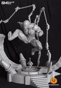 Iron Spider Art GIF
