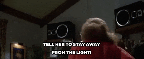poltergeist stay away from the light GIF