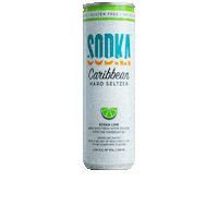 sodkacaribbeanhardseltzer drink cheers drinks alcohol Sticker