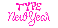 New Year Type Sticker by Letrástica Fest