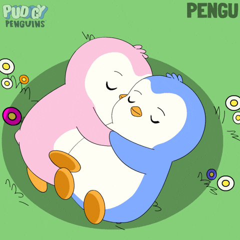 I Love You Hug GIF by Pudgy Penguins