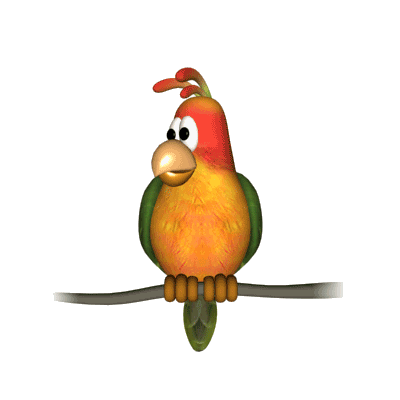 pirate parrot STICKER