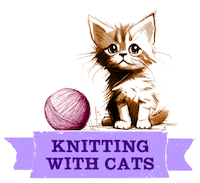 Cat Kitten Sticker by Gritty Knits