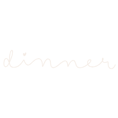 Pastel Dinner Sticker