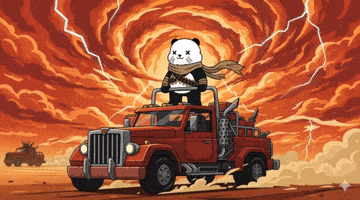 Fury Road Hero GIF by Kanpai Pandas