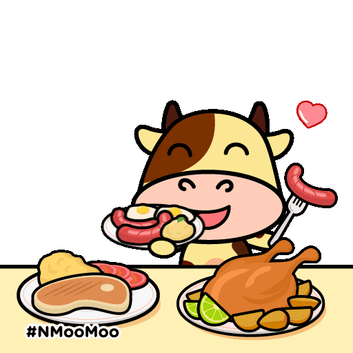 Fooddelivery Bukapuasa Sticker by NMooMoo