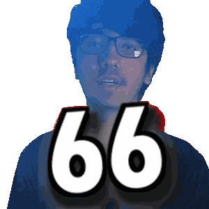 Sixty Six Number Sticker