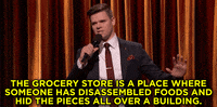 grocery store GIF by Team Coco
