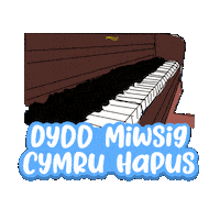 Dydd Miwsig Cymru Sticker