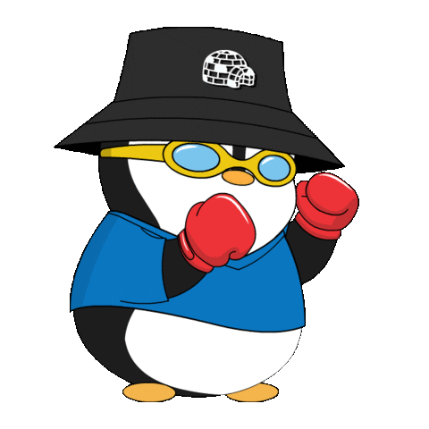 Warming Up Sticker by Pudgy Penguins