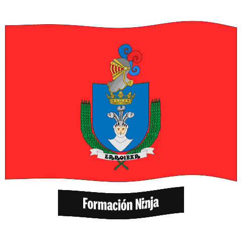 Flag Spain Sticker by Formación Ninja