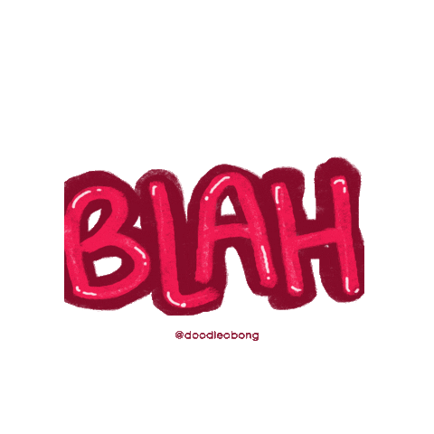 Doodleobong giphyupload ugh meh doodles Sticker