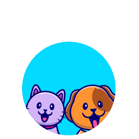Grooming Cats And Dogs Sticker by Tailz